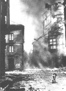 Bombardement de Guernica en Espagne